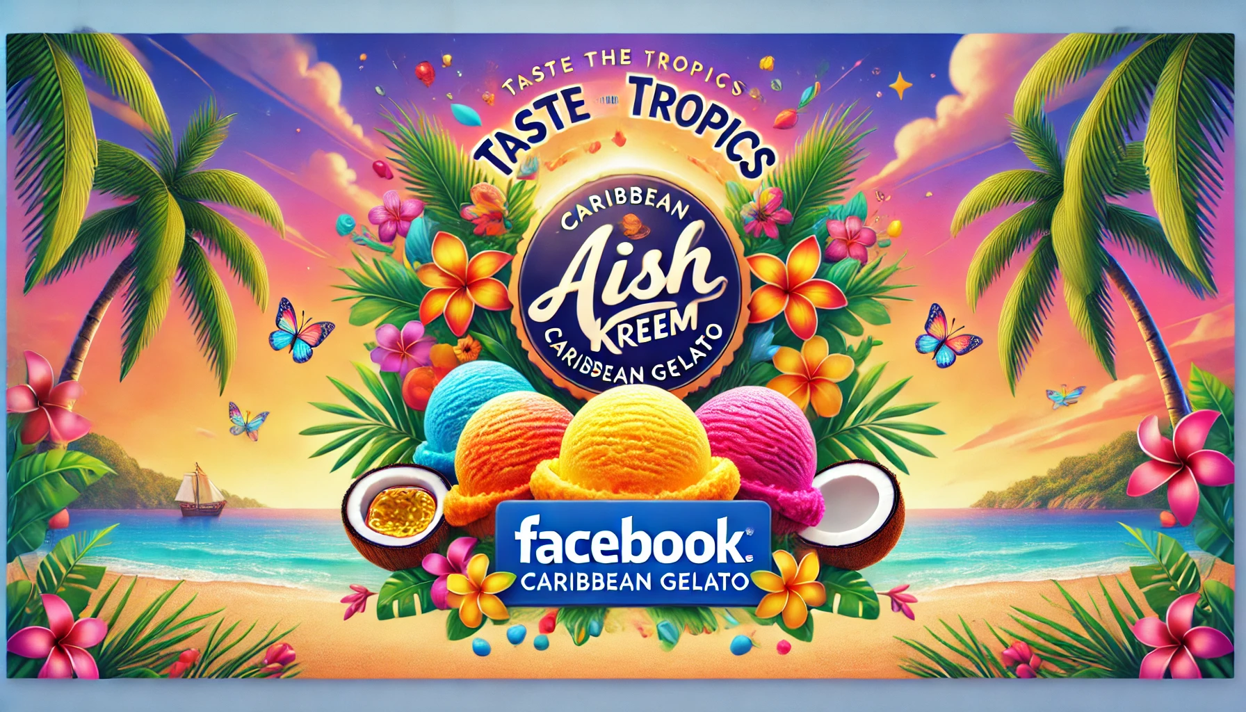 Aish Kreem Caribbean Gelato